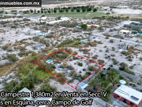 Terreno en Venta Sección Quinta 1,380m2 Cempoales y Perones