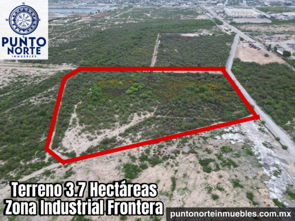 Terreno en Venta 3.7 hectáreas enfrente de Real Alloy México y Concretos Siba 