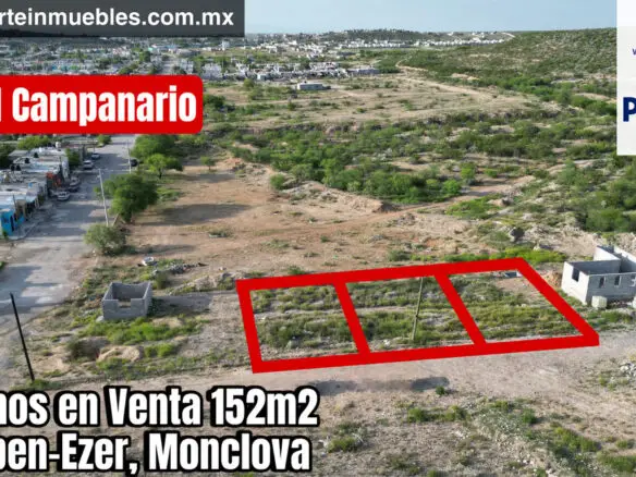Terrenos en Venta 150m2 en Nueva Colonia Eben-Ezer (por Col. Misiones), Monclova