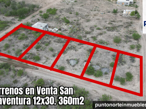 Terrenos en Venta 360m2 en San Buenaventura (6 lotes) entrada Ej Bucareli