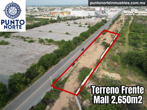 Terreno Comercial sobre Av. Lázaro Cárdenas frente a Mall 153m de frente