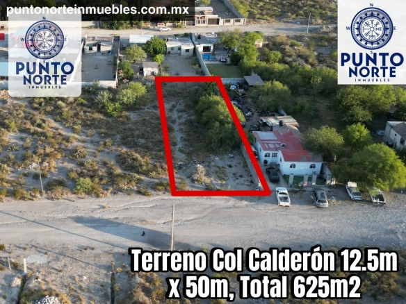 Terreno en Venta con servicios Col Calderón 625m2