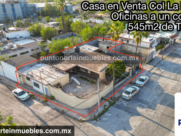 Casa en Esquina Col La Loma 545m2 terreno