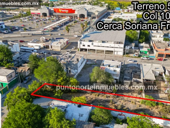 Terreno 500m2 Col 10 de Mayo Frontera
