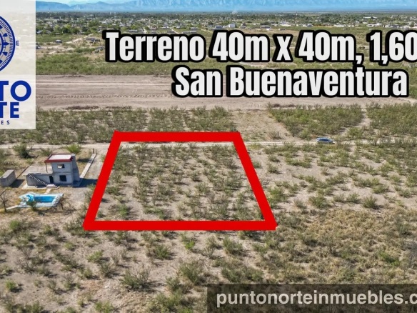 Terreno Rústico 1,600m2 Saca de Bucareli