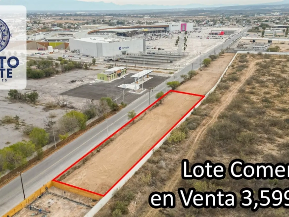 Terreno Comercial frente a Cimaco 3,599.63m2