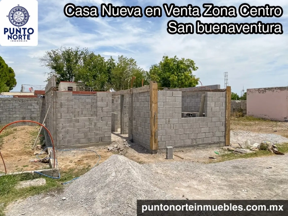 Venta Casa Nueva en Privada Mariano Zertuche San Buenaventura