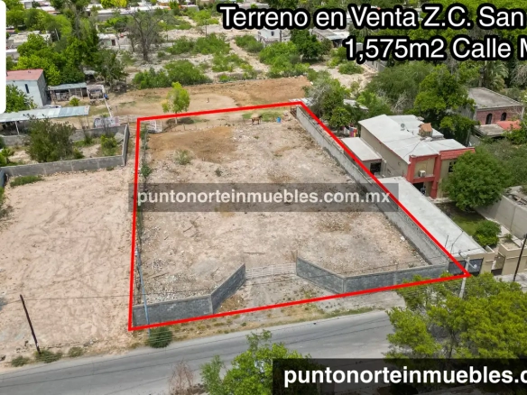Venta Terreno Comercial Calle Madero en Venta 1,575m2 Zona Centro
