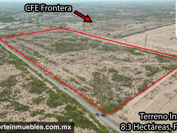 Venta Terreno Industrial 8.3 HAs Fronter