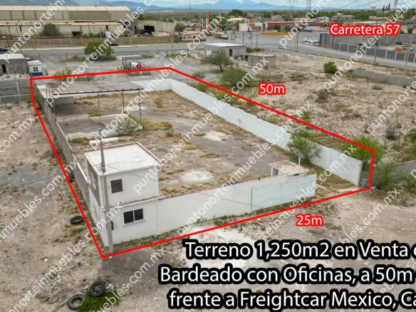 Venta o Renta Terreno Bardeado Castaños