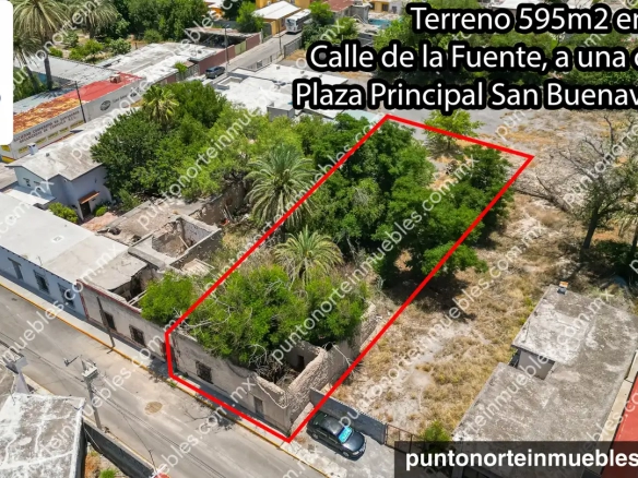 Venta Terreno 595m2 en Calle De la Fuente San Buena