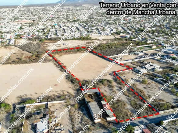 Venta Terreno Urbano 29,262m2 con servicios a pie de Terreno dentro de la mancha urbana