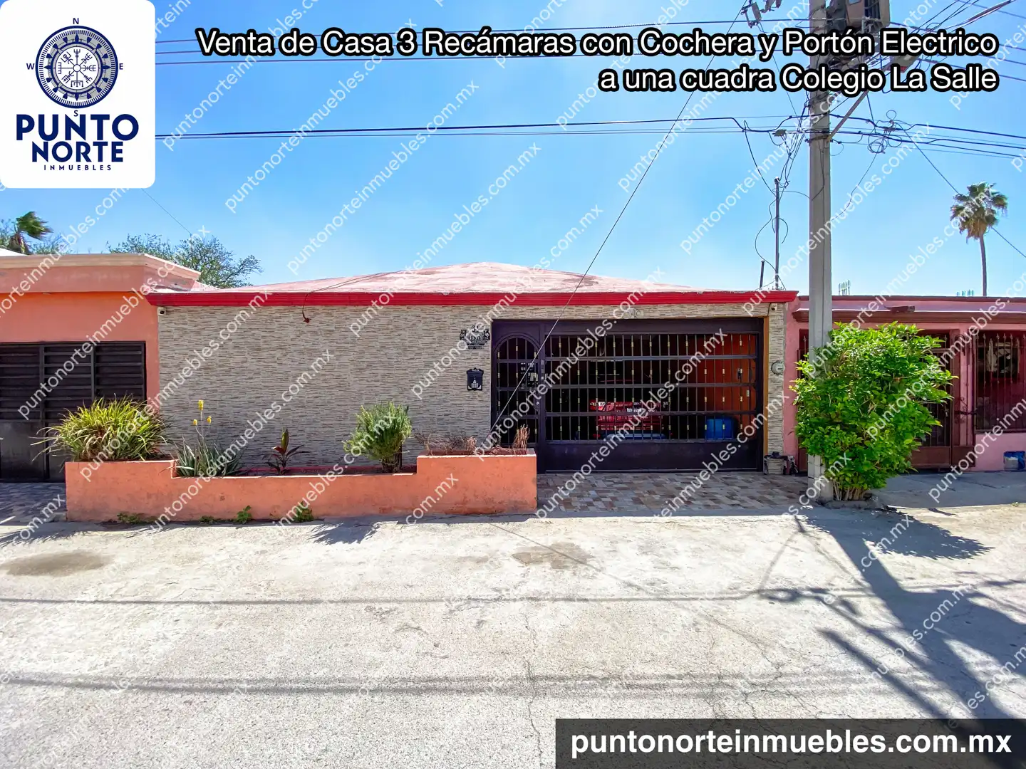 Casa Col Fovissste 25 Venta de Casa 3 Recámaras con Cochera y Portón Electrico a una cuadra Colegio La Salle