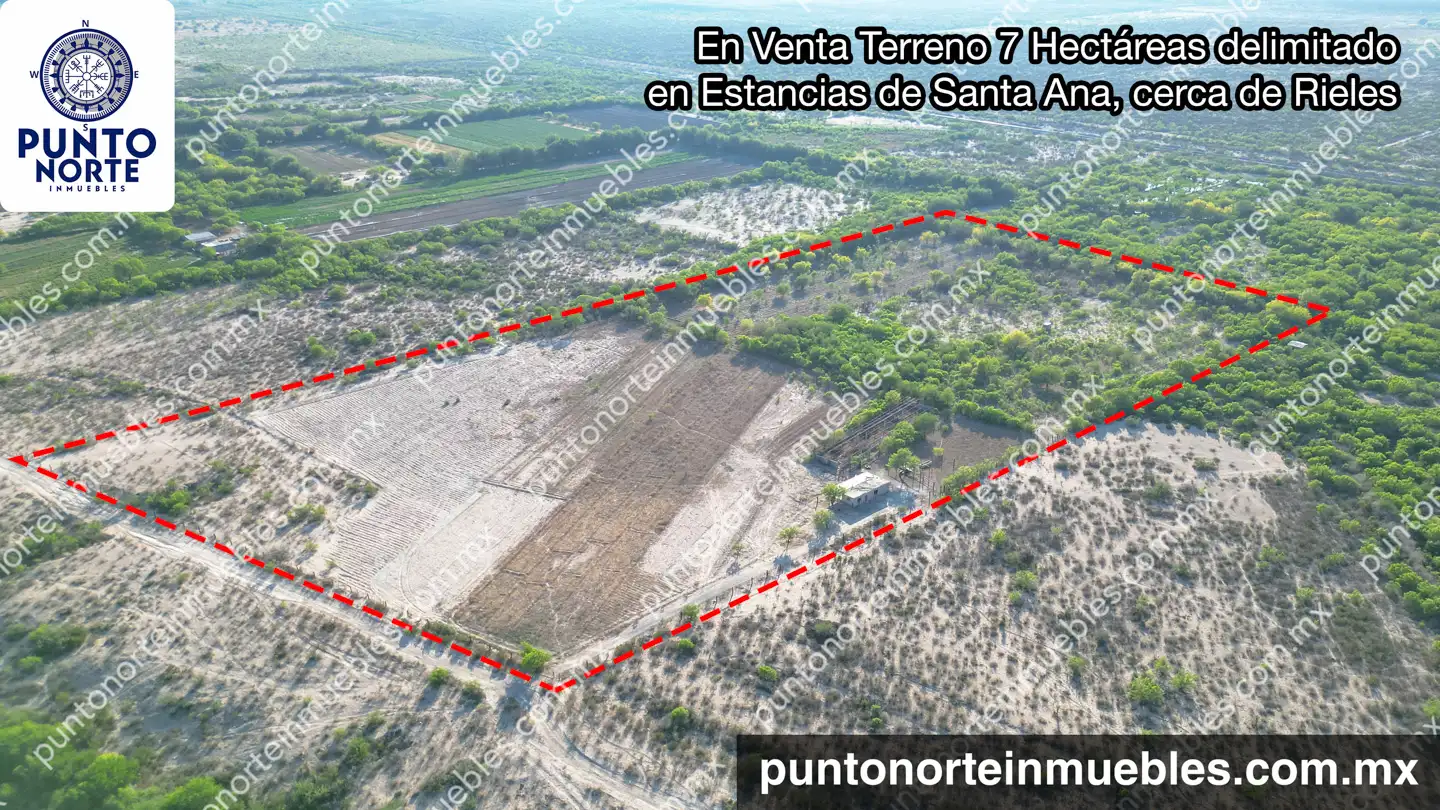 Terreno 7 HAS Estancias cerca de Rieles 30 Venta Terreno 7 Hectáreas delimitado en Estancias de Santa Ana, cerca de Rieles