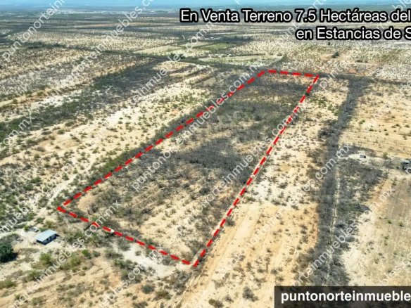 Venta Terreno 7.5 Hectáreas delimitadas en Estancias de San Juan