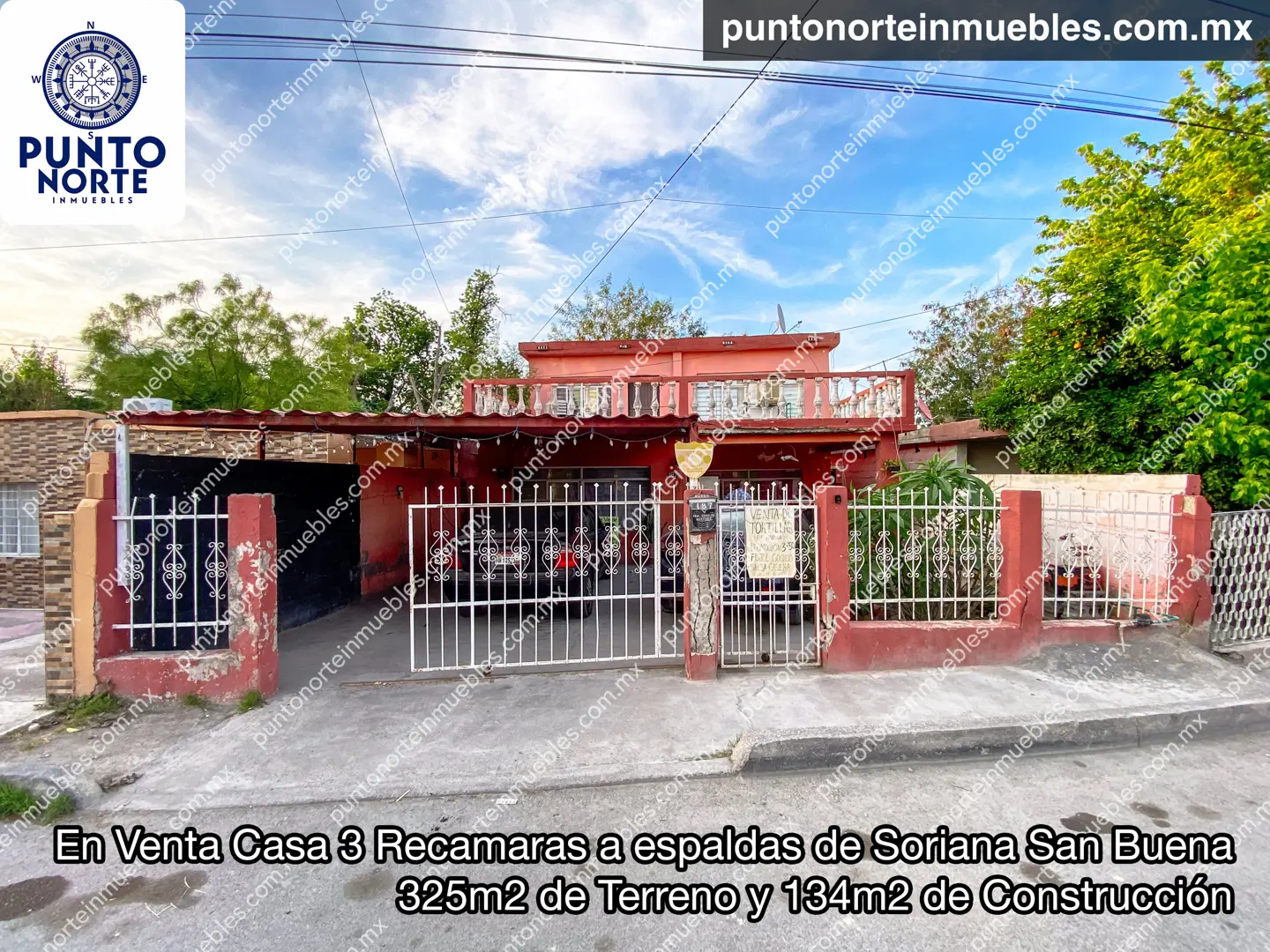 Casa Calle Victoria San Buena 27 En Venta Casa 3 Recámaras a espaldas Soriana San buena con 325m2 de Terreno, Zona Centro San Buena