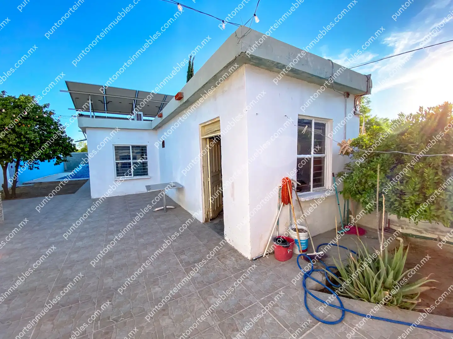 Casa Calle Zaragoza San Buena 39 Venta Casa Tipo Quinta con 3 Recamaras, Cocina con Granito, Local Comercial y Alberca, Terreno de 500m2, San Buena