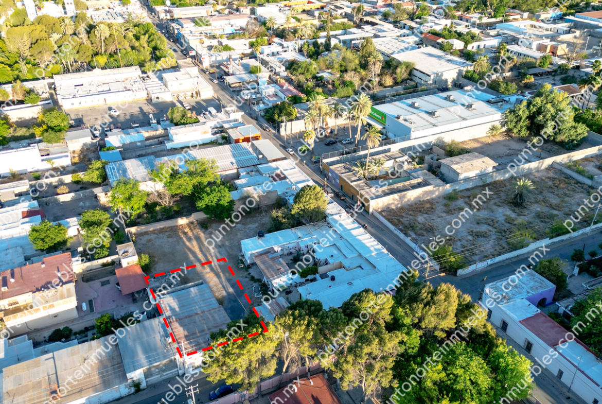 Venta Terreno 495m2 en Zona Comercial Centro cerca de Aurrera San Buena