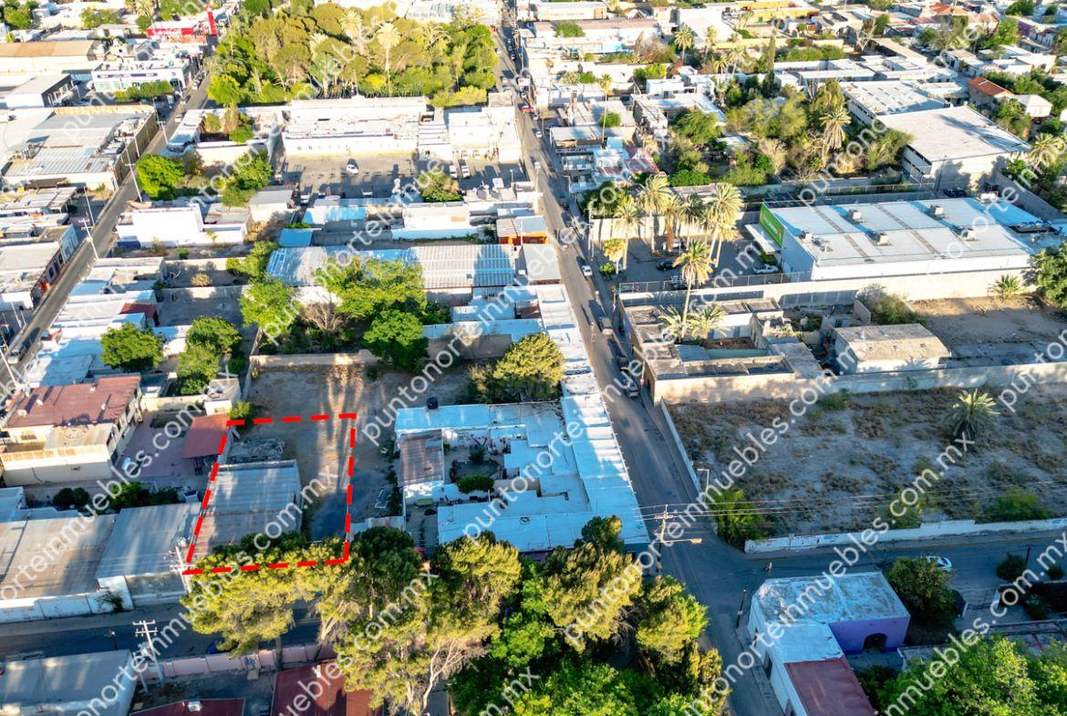 Venta Terreno 495m2 en Zona Comercial Centro cerca de Aurrera San Buena