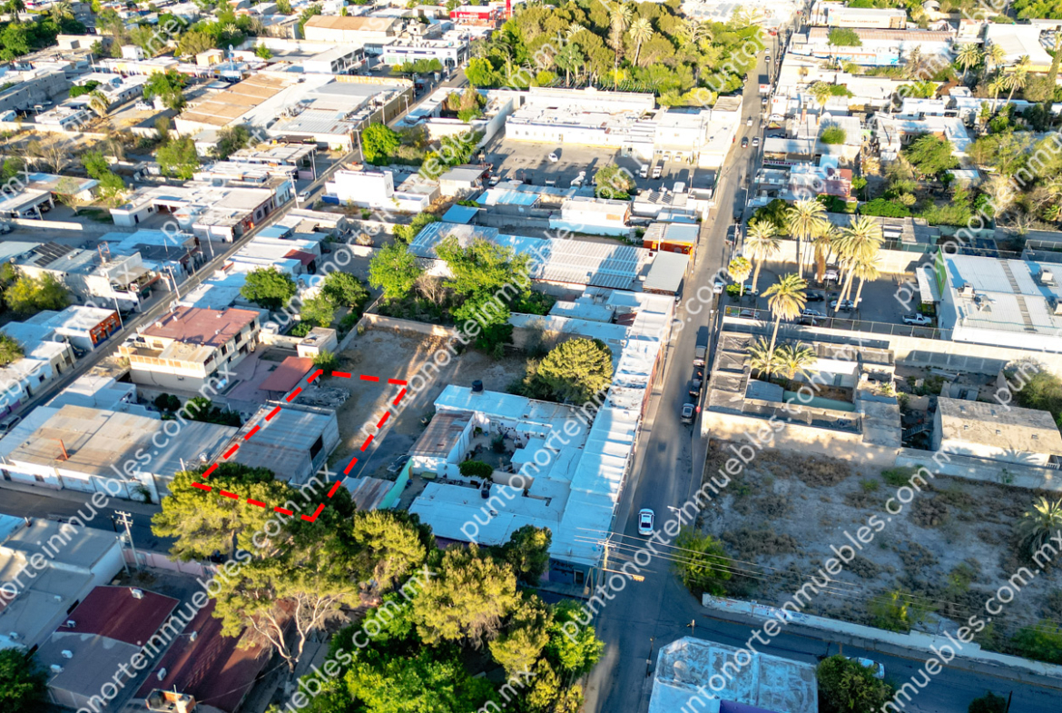Venta Terreno 495m2 en Zona Comercial Centro cerca de Aurrera San Buena