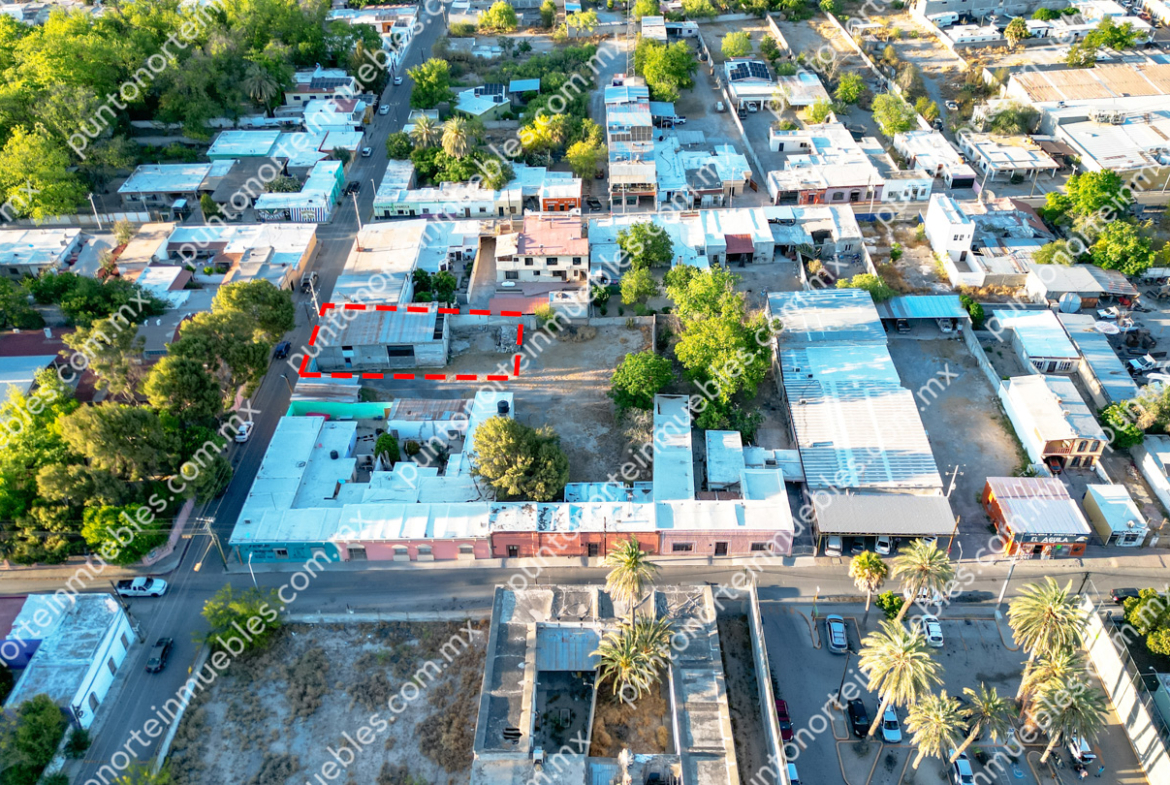Venta Terreno 495m2 en Zona Comercial Centro cerca de Aurrera San Buena