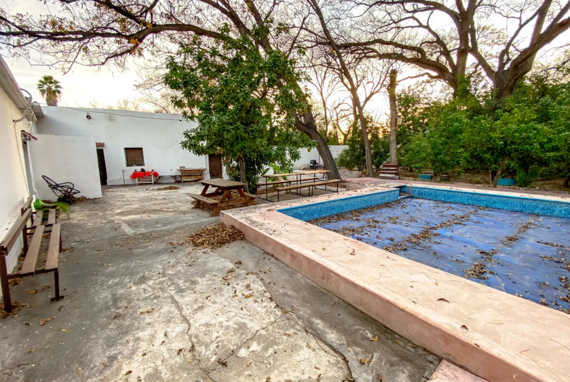Venta Quinta Casa Habitación y Alberca en Lamadrid