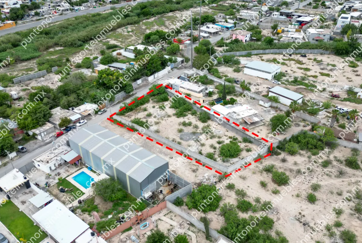 Venta Terreno urbano de 1,775m2 Bardeado sobre Calle Álamo, a unas cuadras Av Montessori