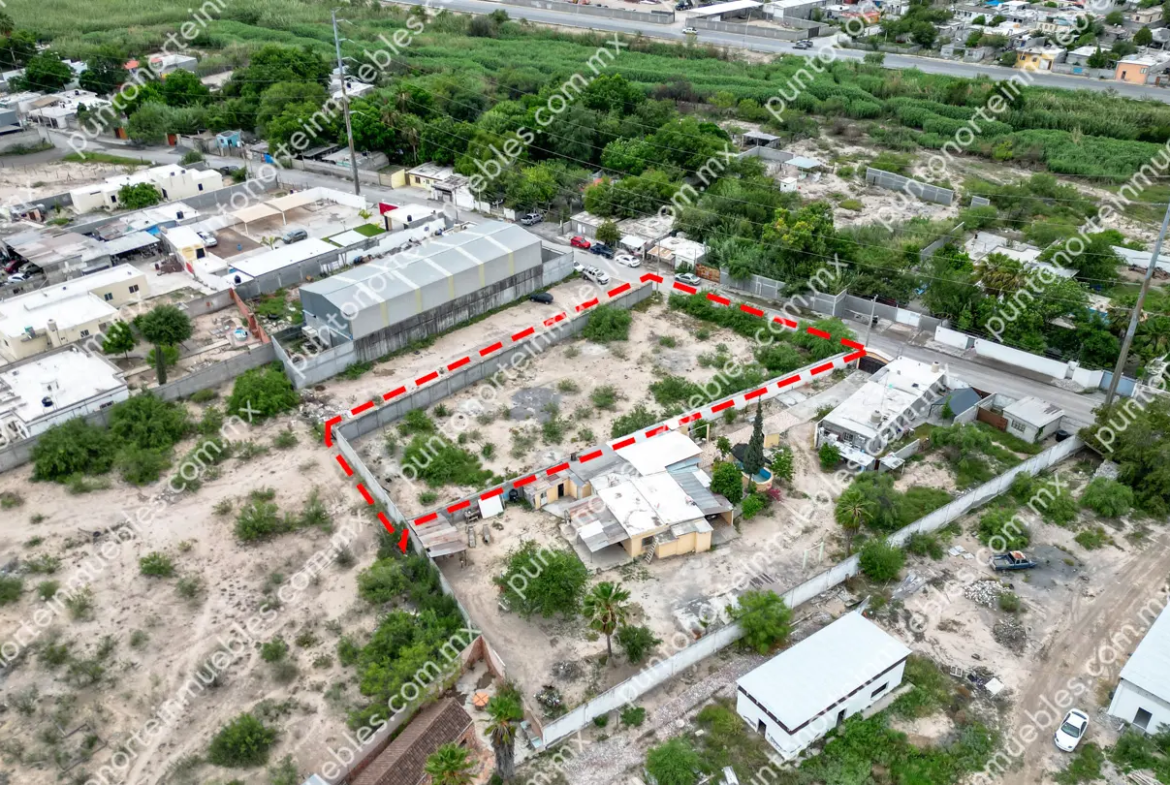 Venta Terreno urbano de 1,775m2 Bardeado sobre Calle Álamo, a unas cuadras Av Montessori