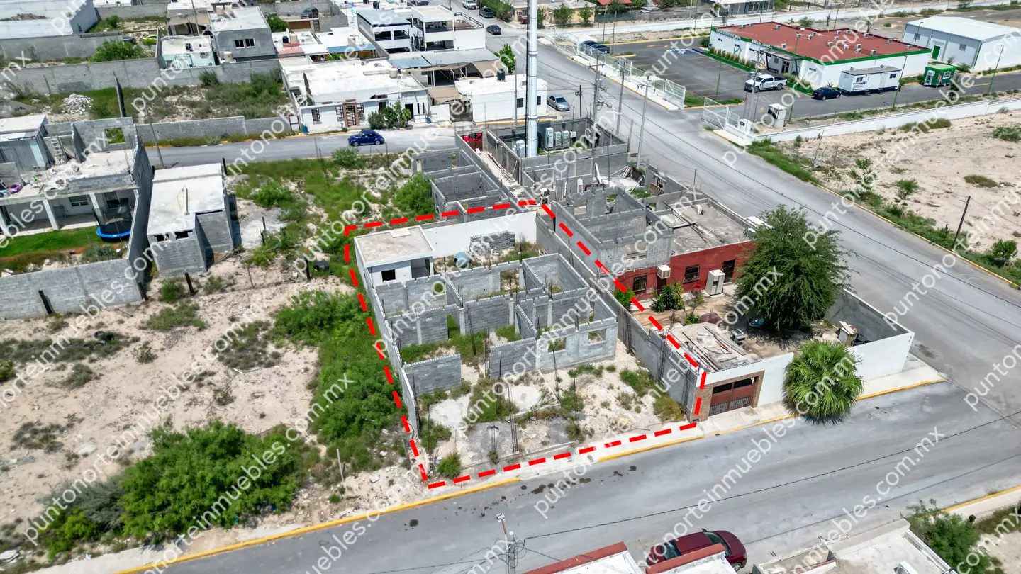 Terreno 337m2 Col Los Reyes drone 02 Venta de Terreno 337.50m2 con Construcción, Todos los Servicios, Col Los Reyes
