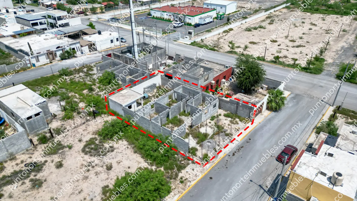 Terreno 337m2 Col Los Reyes drone 03 Venta de Terreno 337.50m2 con Construcción, Todos los Servicios, Col Los Reyes