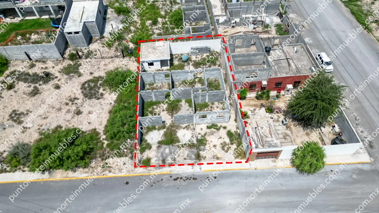 Terreno 337m2 Col Los Reyes drone 08 Venta de Terreno 337.50m2 con Construcción, Todos los Servicios, Col Los Reyes