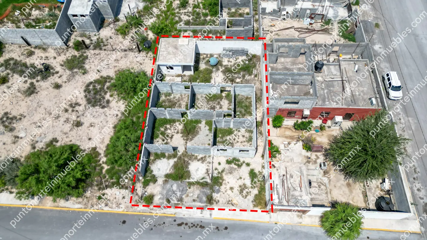 Terreno 337m2 Col Los Reyes drone 09 Venta de Terreno 337.50m2 con Construcción, Todos los Servicios, Col Los Reyes